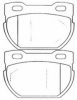 ASVA AKD-0276 Brake Pad Set, disc brake